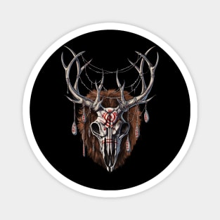 Wendigo Skull Magnet